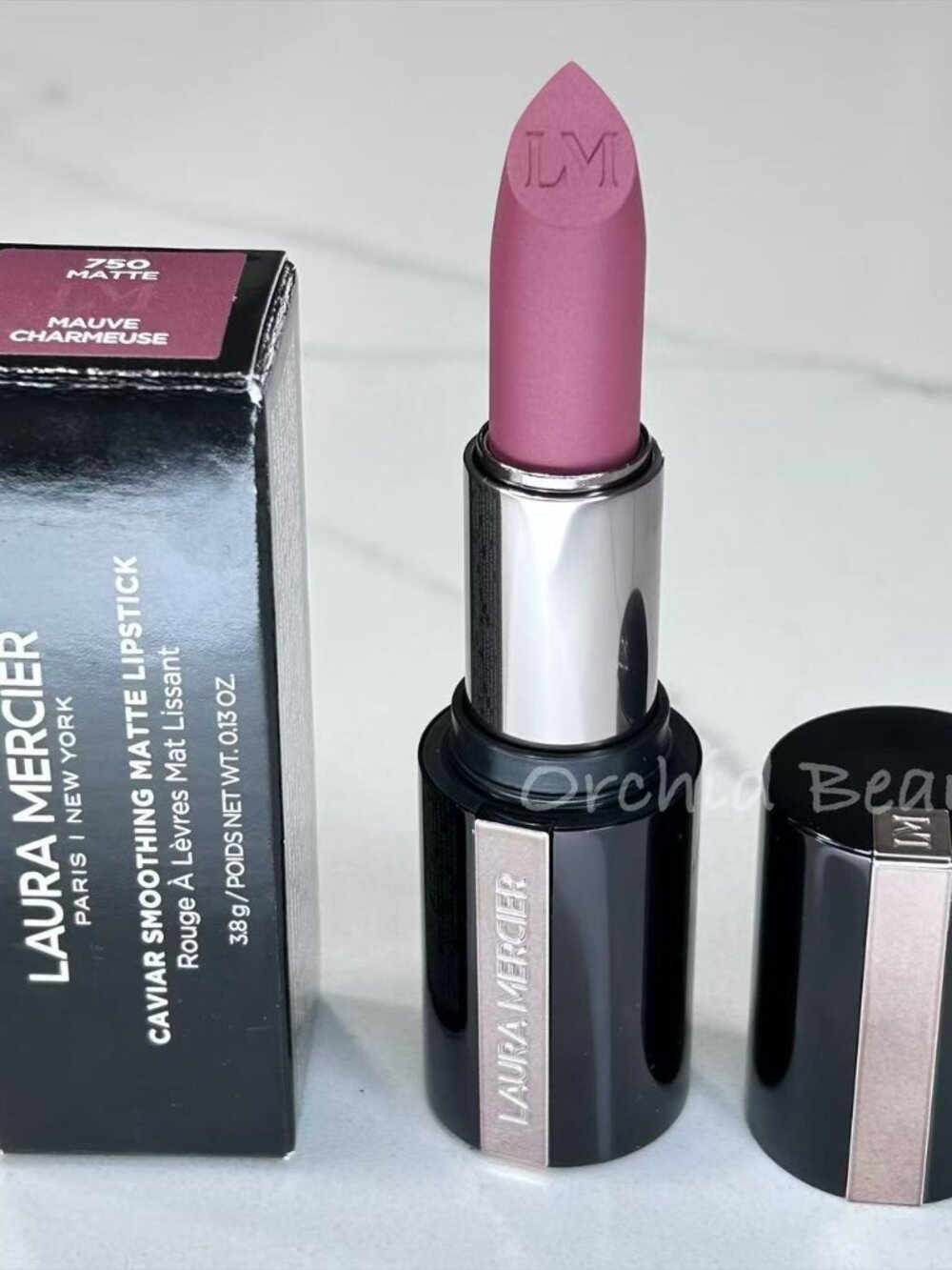 New Laura Mercier Caviar Smoothing Matte Lipstick~Mauve Charmeuse~Full Size 3.8g